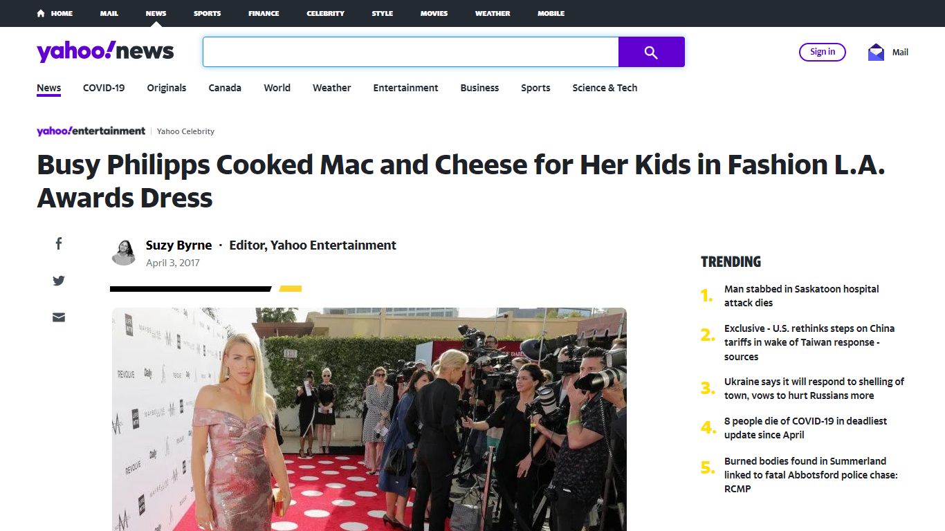 Busy Philipps Cooked Mac and Cheese for Her Kids in ...